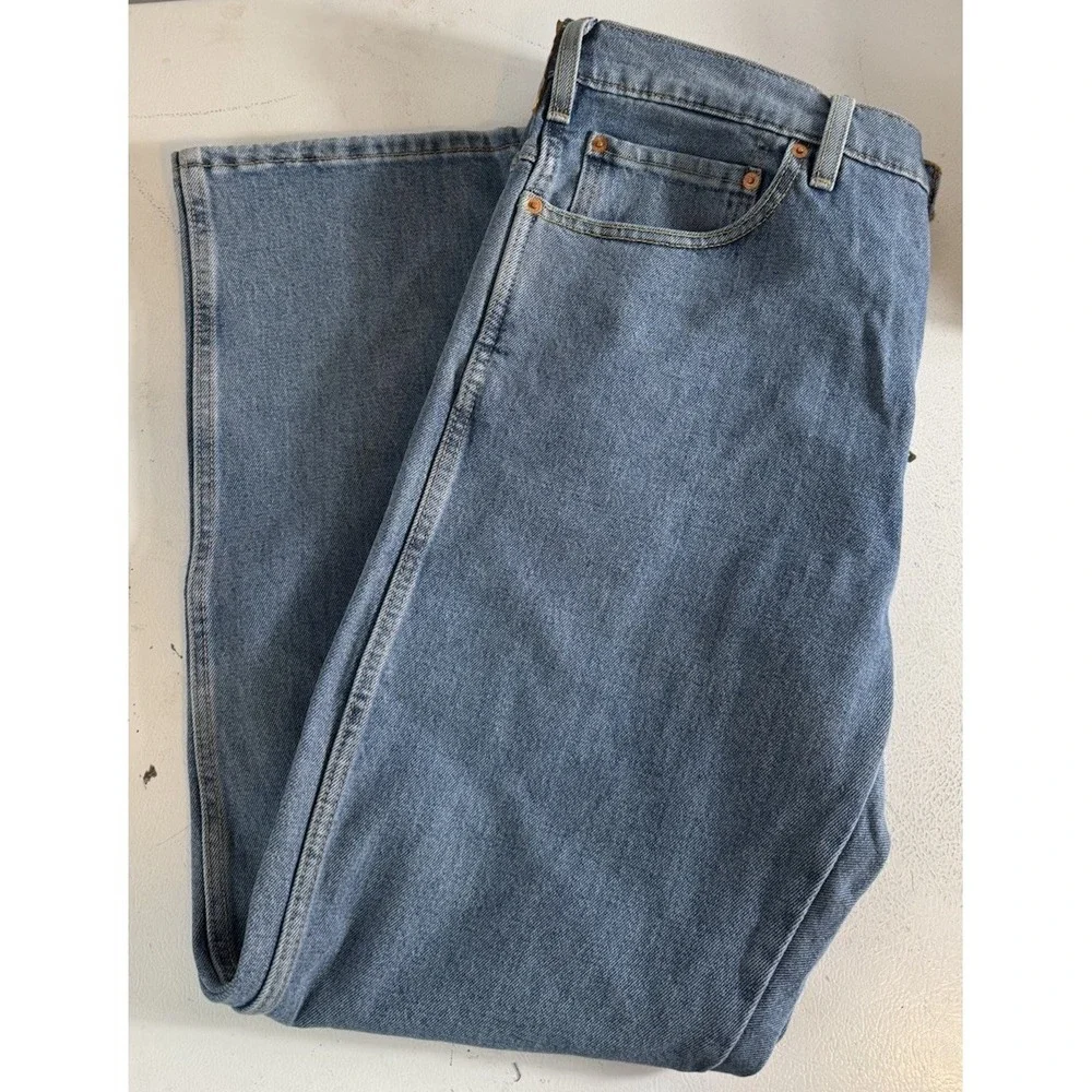 NEW Levi's Men's Western Fit Stretch‎ Straight Leg Blue Jeans 38x32 NWT